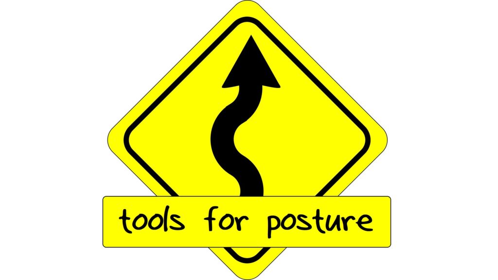 curvy road sign, chiropractic tools for posture