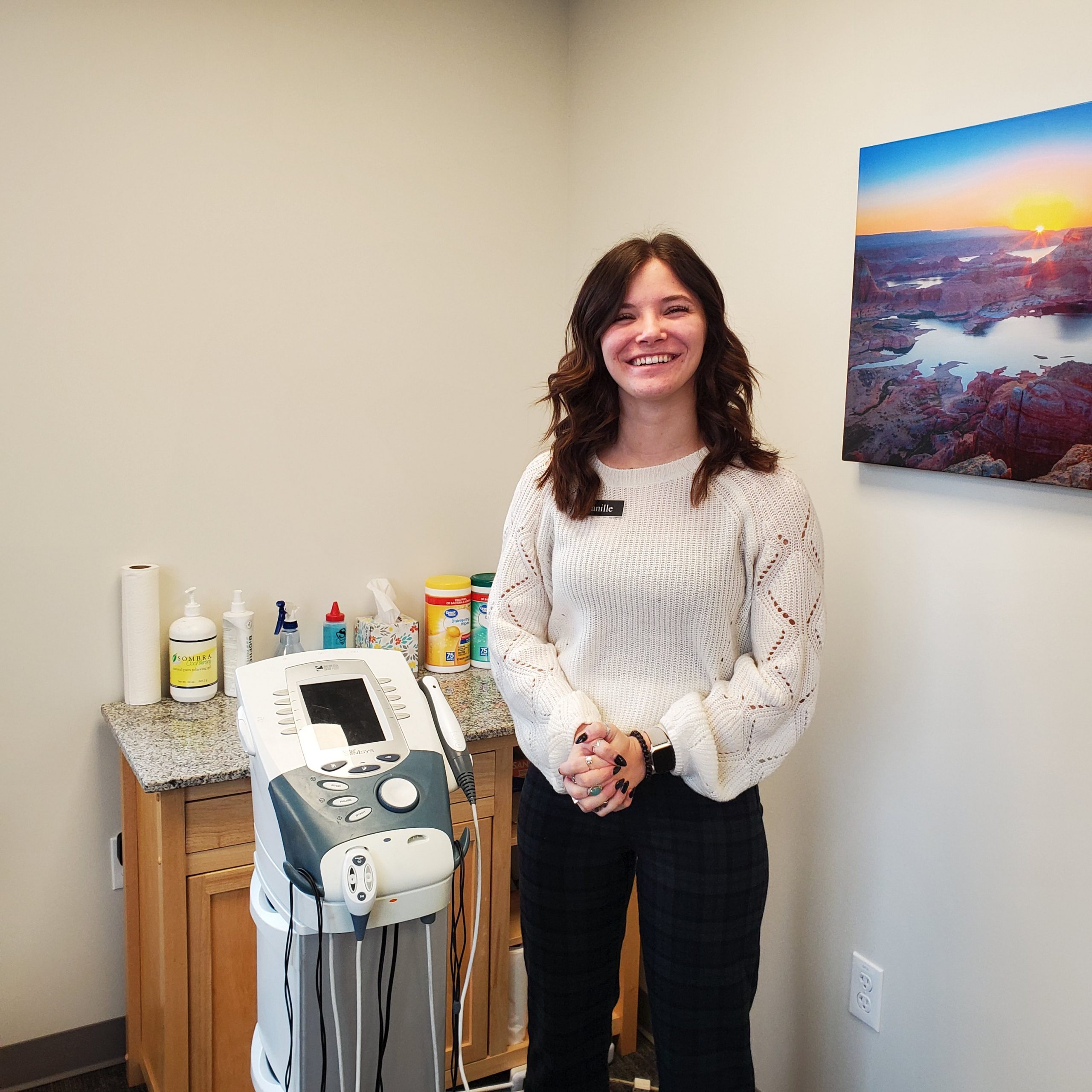 Tanille, our chiropractic assistant