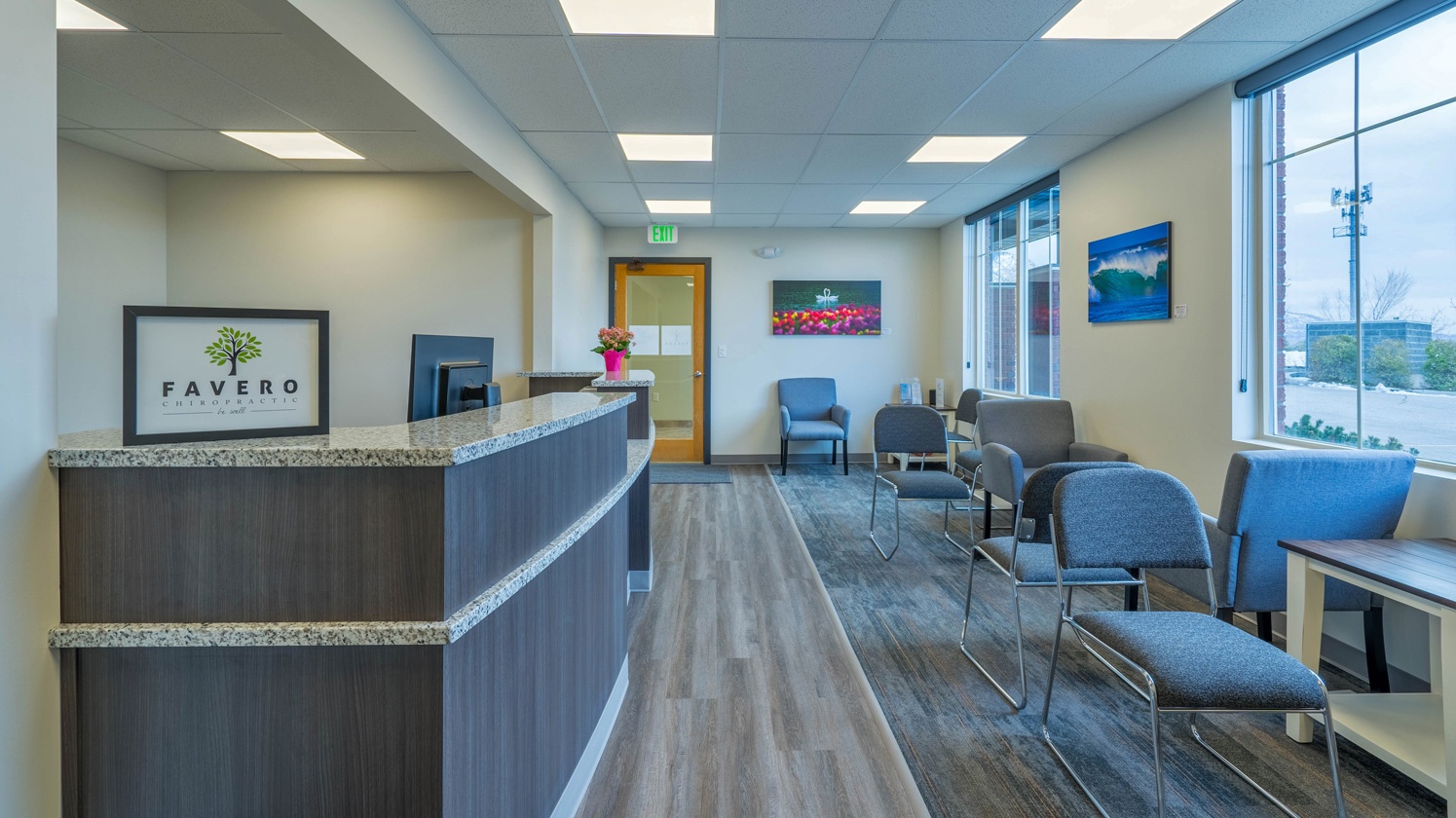 Reception Room at Favero Chiropractic