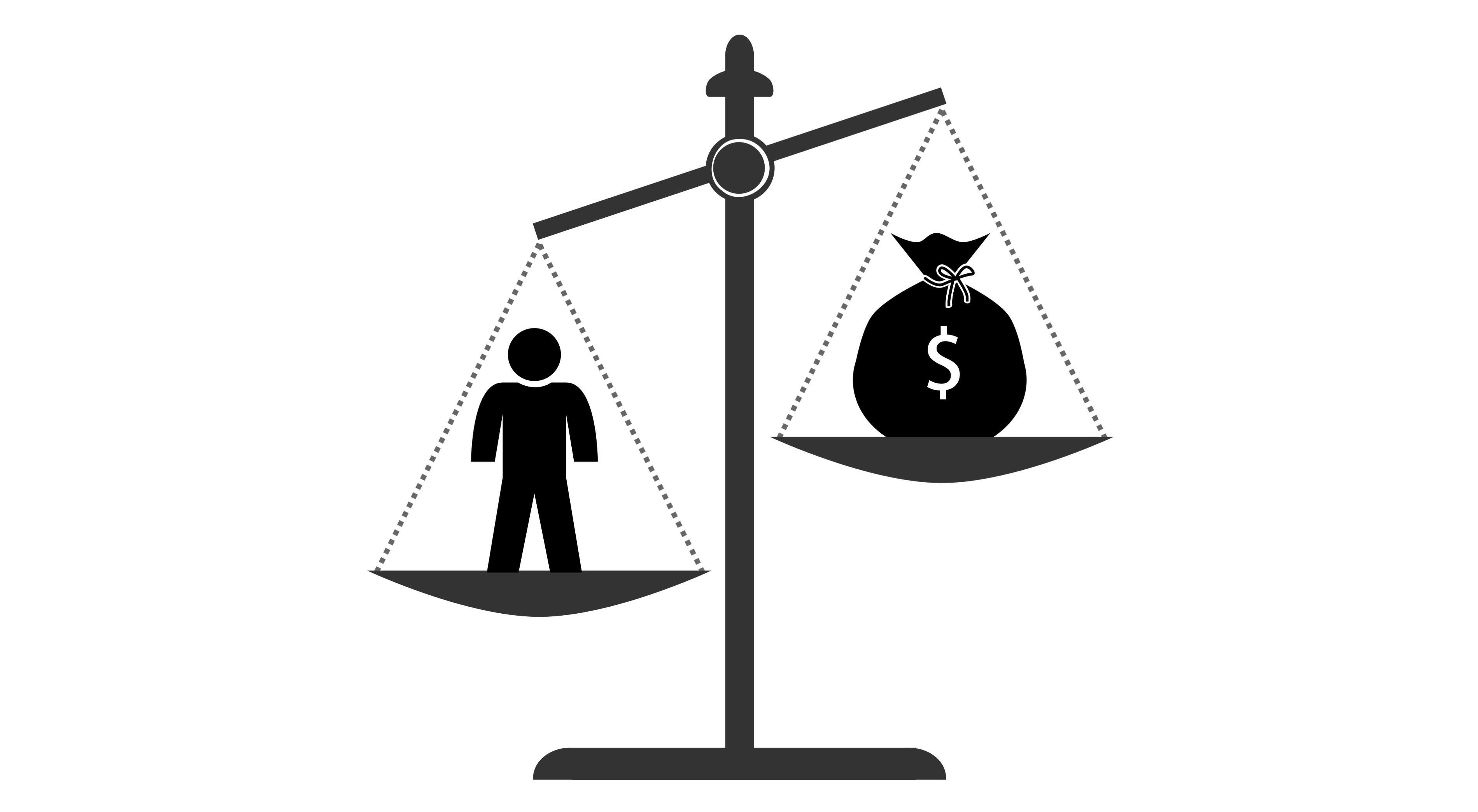person vs money scales, chiropractic and health savings flex spending